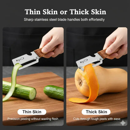 Stainless Steel-Natural Non-slip Wooden Handle Knife (BUY 1 GET 1 FREE)