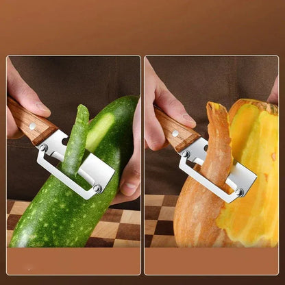 Stainless Steel-Natural Non-slip Wooden Handle Knife (BUY 1 GET 1 FREE)
