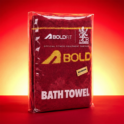 RCB OFFICIAL BATH TOWEL - RED (70 x 140cm)