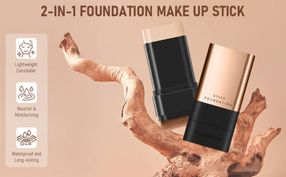 🎁2025 Hot Sale💕 Aleumdaum 아름다움 - Korean 2 in 1 Glass Skin Foundation Stick (Imported Skincare)