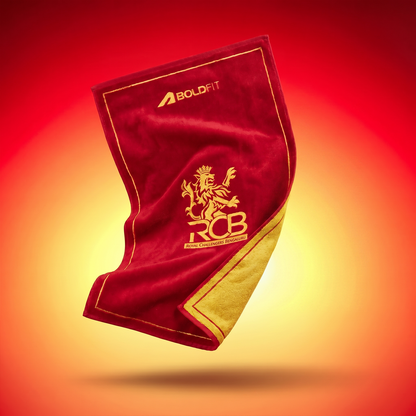 RCB OFFICIAL BATH TOWEL - RED (70 x 140cm)