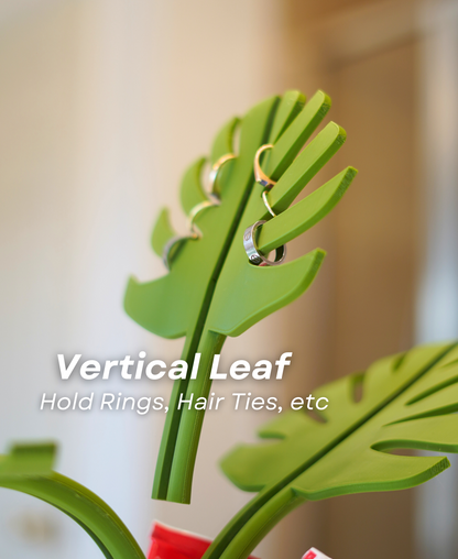 Mirror Monstera - Bathroom Organizer that Mounts to the Mirror