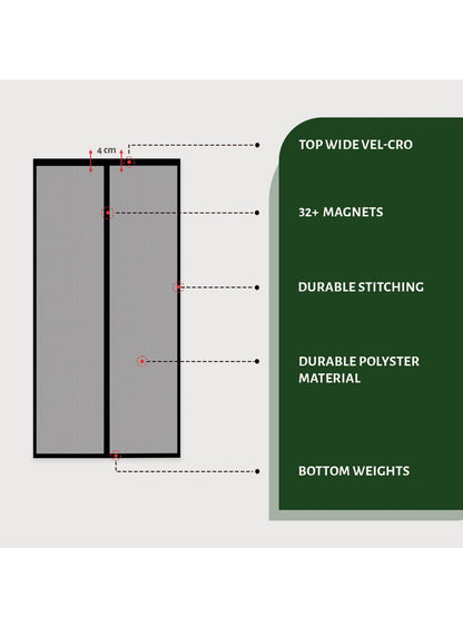 Magnetic Anti-Mosquito Door Curtains – Hands-Free Mesh Screen with Auto-Close for Insect Protection ⭐⭐⭐⭐⭐(2369 Reviews)