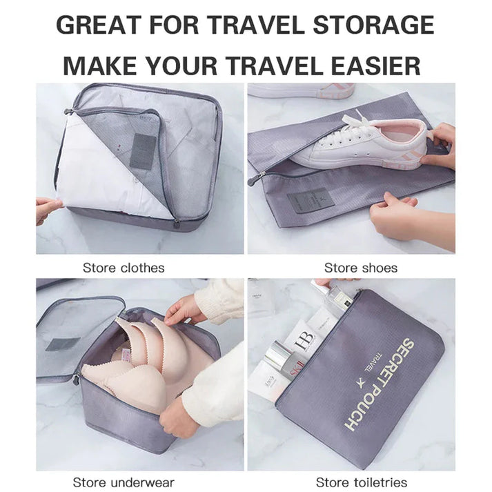 Travel Storage Bags ( 6 Pcs )