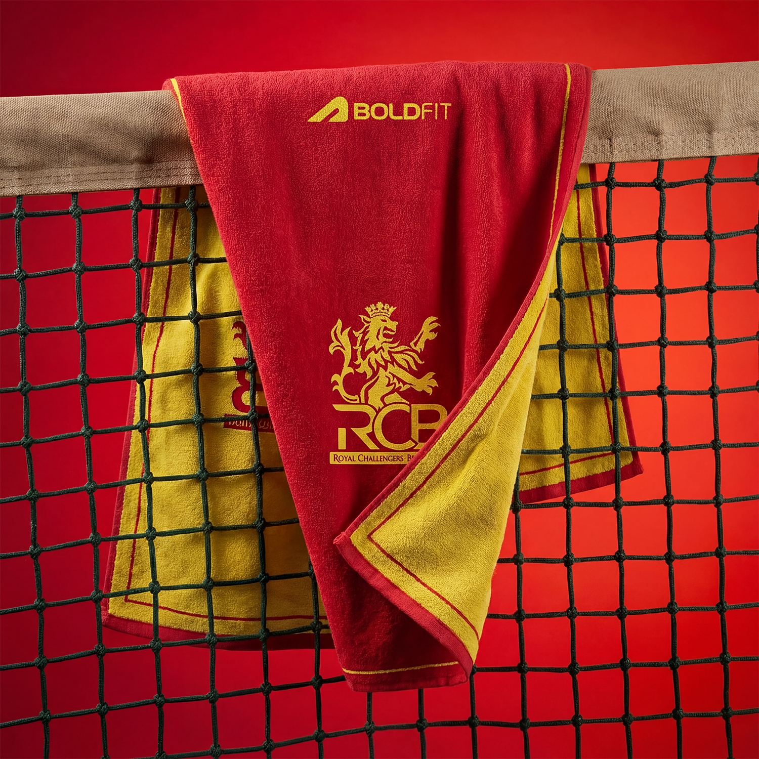 RCB OFFICIAL BATH TOWEL - RED (70 x 140cm)
