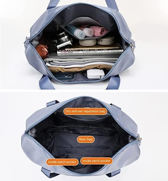 Water Proof Foldable Travel Duffel Bag With Pocket