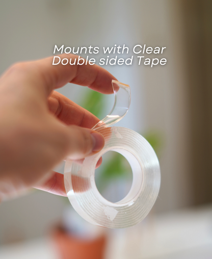 Mirror Monstera - Bathroom Organizer that Mounts to the Mirror