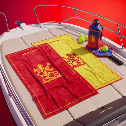 RCB OFFICIAL BATH TOWEL - RED (70 x 140cm)