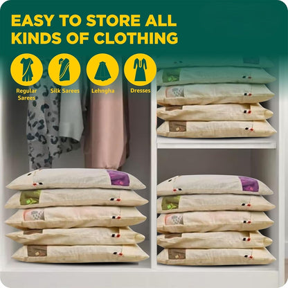 Premium Cotton Saree Covers with Zip