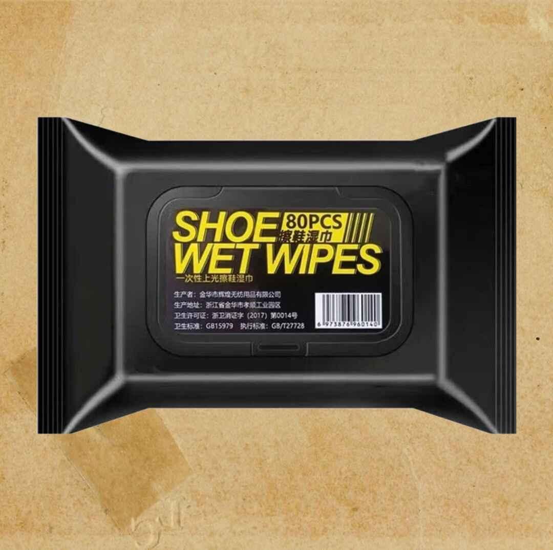 Shoe Cleaner Wipes (1 Pack of 80 Wipes)