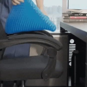 Gel Cushion Seat for Chairs & Car ( Best For Office Chairs And Long Car Drive )