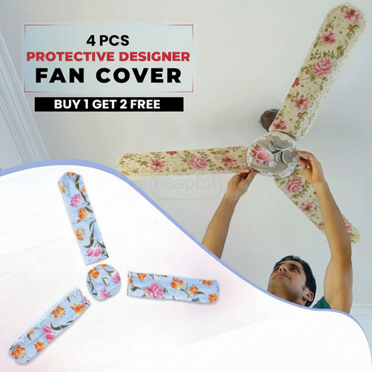 4 Pcs Protective French lace Fan Cover Set ( Buy 1 Get 2 Free )