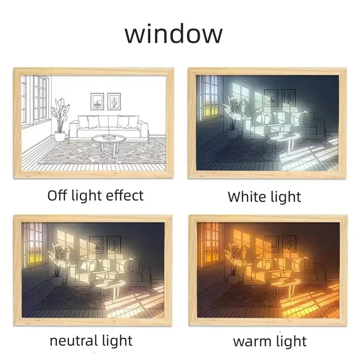 Aesthetic Light Art Frame