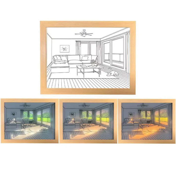 Aesthetic Light Art Frame