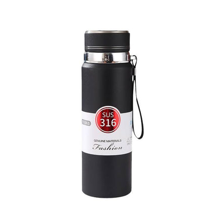 Custom LOGO 800ml Double Wall Stainless Steel Vacuum Insulated Water Thermos With Strainer