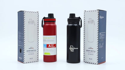 600 Ml/800ml Sport Vacuum Insulated 18/8 Drinking Stainless Steel Water Bottle
