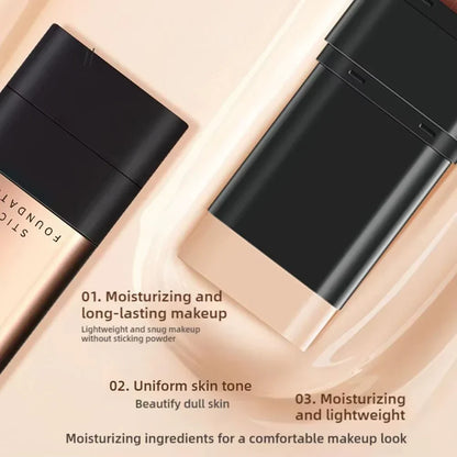 🎁2025 Hot Sale💕 Aleumdaum 아름다움 - Korean 2 in 1 Glass Skin Foundation Stick (Imported Skincare)