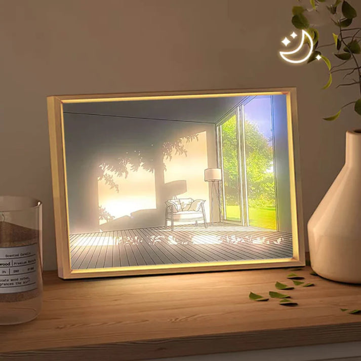 Aesthetic Light Art Frame