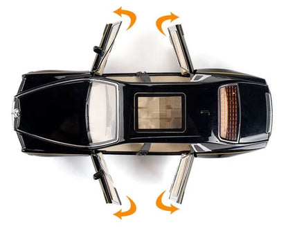 1:32 Rolls Royce Phantom Die Cast Car Model Toy for Kids Pull Back Simulation Ghostly Alloy Car Toy With Sound/Light Gifts