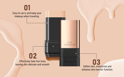 🎁2025 Hot Sale💕 Aleumdaum 아름다움 - Korean 2 in 1 Glass Skin Foundation Stick (Imported Skincare)