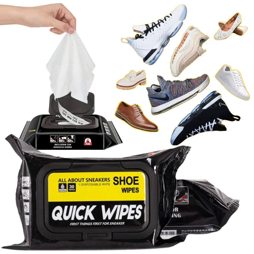 Shoe Cleaner Wipes (1 Pack of 80 Wipes)